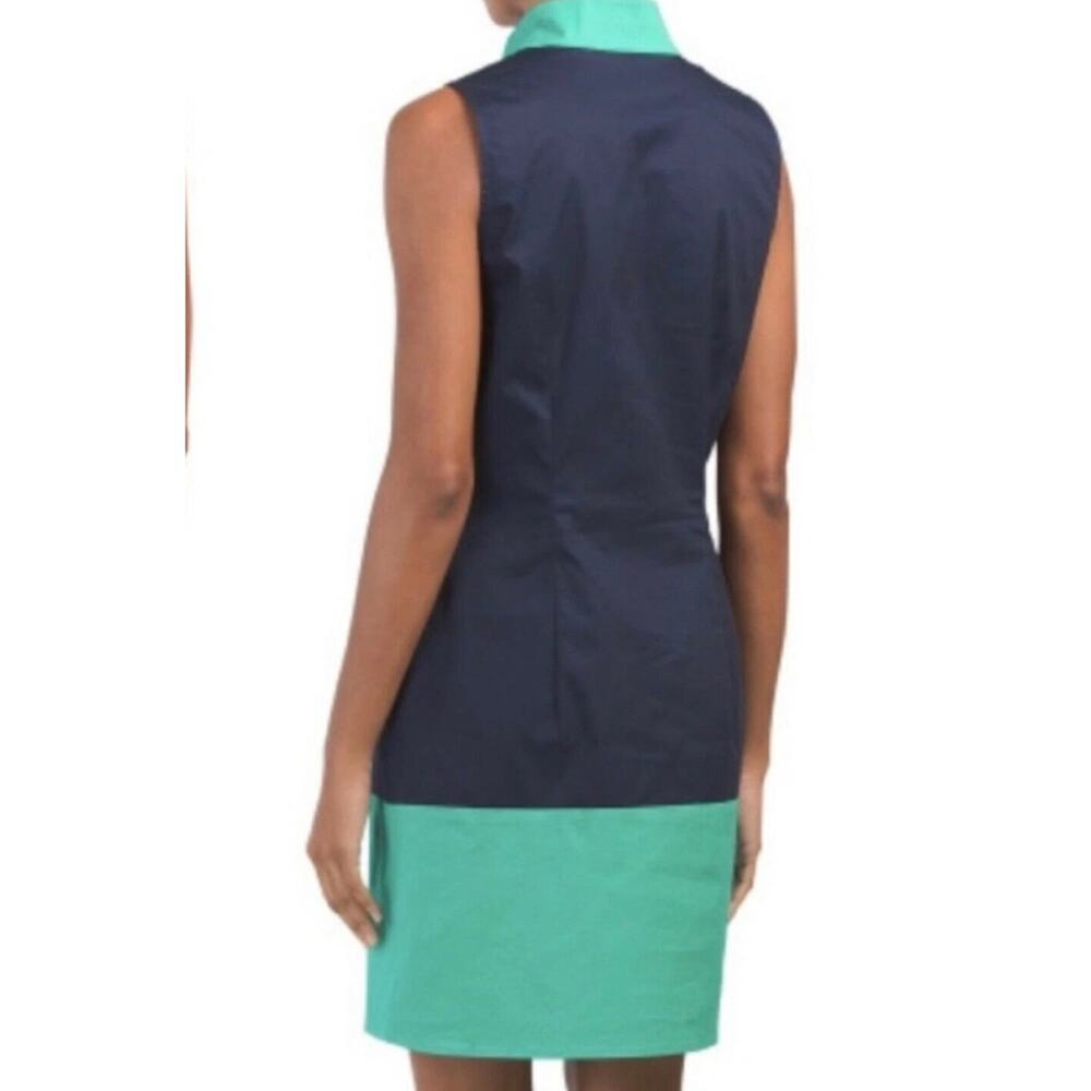Sail To Sable Collection Color Block Shift Dress … - image 3
